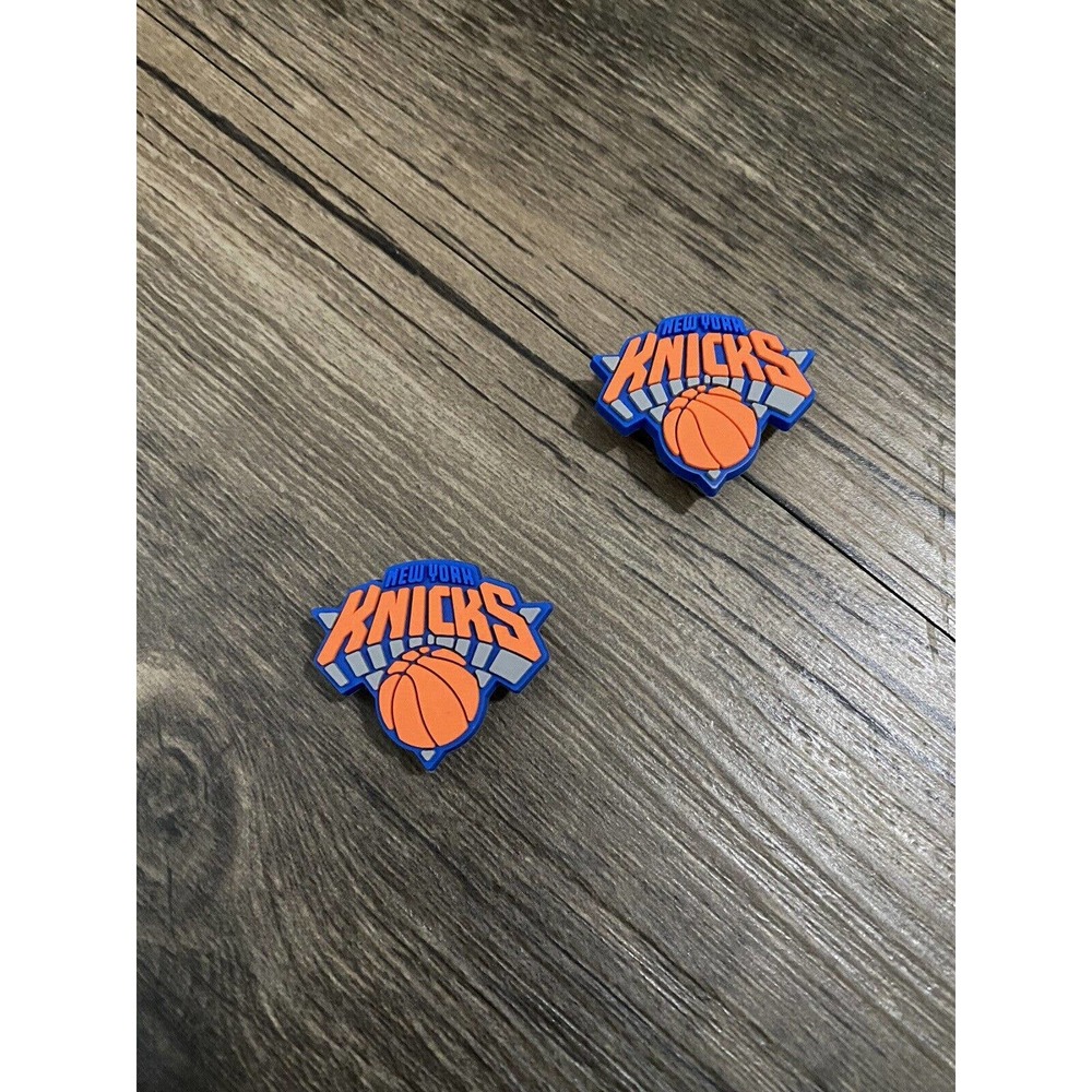 New York Knicks Basketball Team Sports Charm For Crocs Shoe Charms - 2 Pieces
